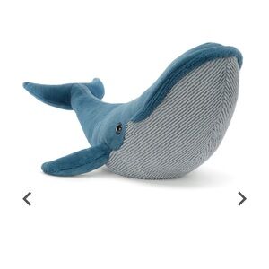 Jellycat Blue and Gray Stuffed Whale
